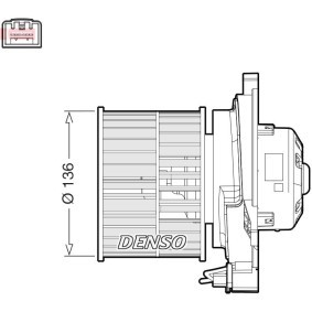 Innenraumgebläse für FORD von DENSO