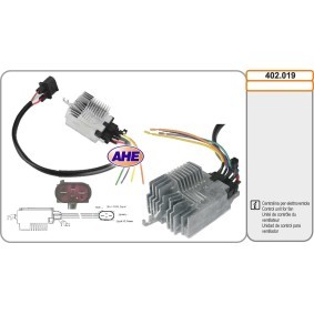 Steuergerät, Elektrolüfter (Motorkühlung) für AUDI von AHE