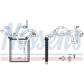 Comprar Radiador de calefacción de NISSENS 707305 a bajo precio de 76,79 €