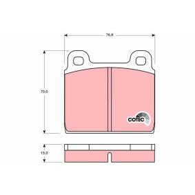 Compre Pastilhas de travão da TRW GDB100 a um preço baixo por 24,70 €
