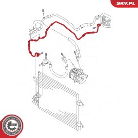 Hochdruck- / Niederdruckleitung, Klimaanlage 43SKV559 von ESEN SKV günstig für 41,76 € online kaufen