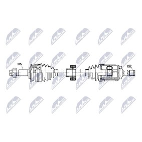 Antriebswelle für CHEVROLET von NTY