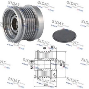 Acquista Dispositivo ruota libera alternatore da SIDAT 455280 a buon mercato per soli 30,37 €
