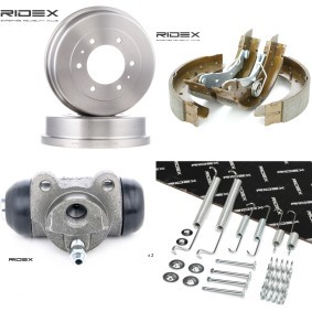 Comprar Kit frenos, disco de tambor de RIDEX 3859B0489 a bajo precio de 176,94 €