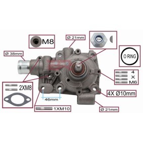 Acquista Pompa acqua da BOTTO RICAMBI BRAC2834 a buon mercato per soli 115,18 €