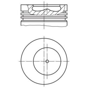 Achetez des Piston MAHLE ORIGINAL 009 07 00 à prix pour 226,09 €