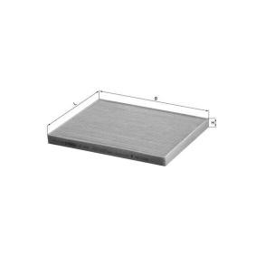 Innenraumfilter für SUZUKI von MAHLE ORIGINAL