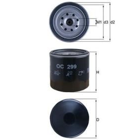 Køb Oliefilter af MAHLE ORIGINAL OC 299 til den lave pris 105,66 DKK