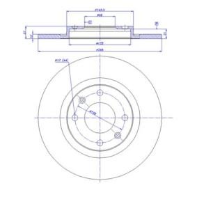 Bremsscheibe 142.528 von CAR günstig für 10,08 € online kaufen