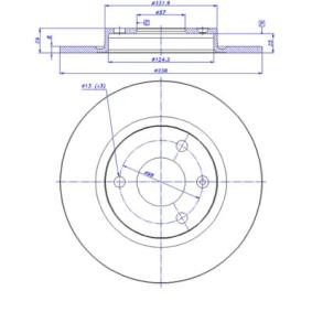 Bremsscheibe 142.141 von CAR günstig für 11,92 € online kaufen
