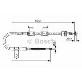 Handbremsseil 1 987 482 358 von BOSCH günstig für 40,58 € online kaufen