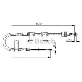 Handbremsseil 1 987 482 359 von BOSCH günstig für 43,54 € online kaufen