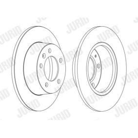 Bremsscheibe 562154J von JURID günstig für 187,44 € online kaufen