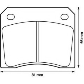 Acquista Kit pastiglie freni da JURID 571532J-AS a buon mercato per soli 48,45 €