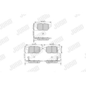 Bremsbeläge 572632J von JURID günstig für 29,59 € online kaufen