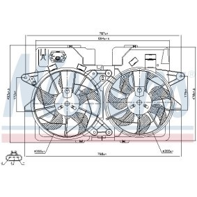 Kühlerlüfter 85281 von NISSENS günstig für 95,78 € online kaufen