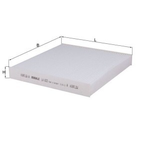 Innenraumfilter LA 833 von KNECHT günstig für 20,01 € online kaufen
