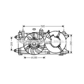 Kühlerlüfter FT7573 von PRASCO günstig für 149,41 € online kaufen