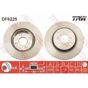 Compre Disco de travão da TRW DF6225 a um preço baixo por 36,30 €