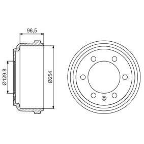 Bremstrommel 0 986 477 218 IVECO von BOSCH