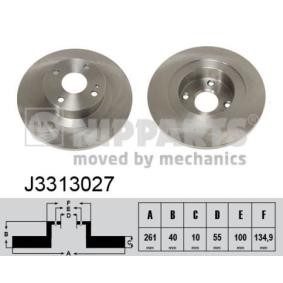 Bremsscheibe J3313027 von NIPPARTS günstig für 49,75 € online kaufen