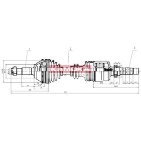 Comprar Árbol de transmisión de KAMOKA CT1138911A a bajo precio de 143,16 €