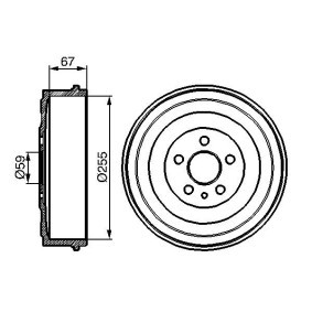Acquista Tamburo freno da BOSCH 0 986 477 144 a buon mercato per soli 66,68 €
