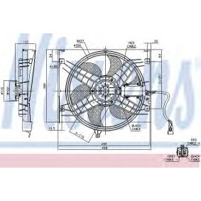 Kühlerlüfter 85652 von NISSENS günstig für 320,49 € online kaufen