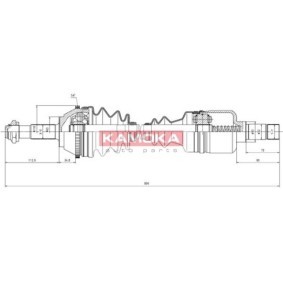 Comprar Árbol de transmisión de KAMOKA CT1138915A a bajo precio de 90,47 €