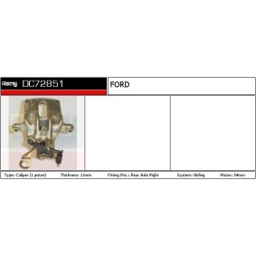 Bremssattel DC72851 von DELCO REMY günstig für 75,43 € online kaufen