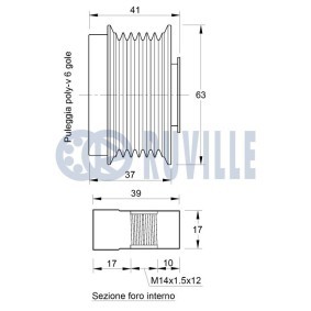 Wasserpumpe für TOYOTA von RUVILLE