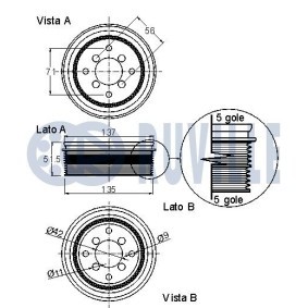 Radlagersatz für CHRYSLER von RUVILLE