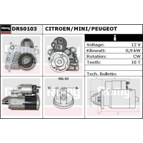 Köp Startmotor av DELCO REMY DRS0103 till det låga priset 5722,04 kr
