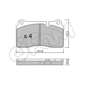 Achetez des Plaquettes de frein CIFAM 822-695-0 à prix pour 108,89 €