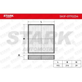 Acquista Filtro abitacolo da STARK SKIF-0170234 a buon mercato per soli 7,26 €