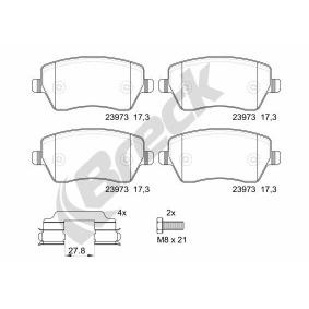 Achetez des Plaquettes de frein BRECK 23973 00 702 00 à prix pour 28,58 €