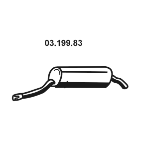 Endschalldämpfer 03.199.83 von EBERSPÄCHER günstig für 118,11 € online kaufen