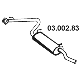 Endschalldämpfer 03.002.83 von EBERSPÄCHER günstig für 186,64 € online kaufen
