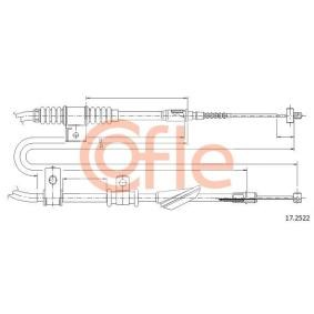 Handbremsseil 17.2522 von COFLE günstig für 25,10 € online kaufen