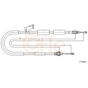 Acquista Cavo freno a mano da COFLE 17.0684 a buon mercato per soli 16,72 €