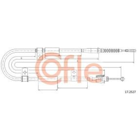 Handbremsseil 17.2527 von COFLE günstig für 21,16 € online kaufen