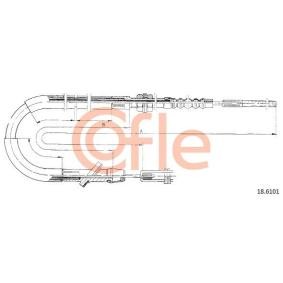 Compre Cabo de aço, accionamento da embraiagem da COFLE 18.6101 a um preço baixo por 22,02 €