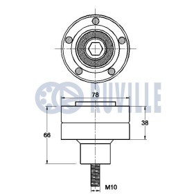 Rollensatz, Zahnriemen 5732050 von RUVILLE günstig für 58,66 € online kaufen