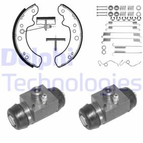 Achetez des Kit de freins, freins à tambours DELPHI 799 à prix pour 105,22 €
