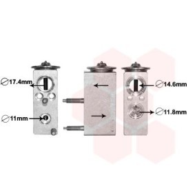 Comprar Válvula de expansión, aire acondicionado de VAN WEZEL 40001383 a bajo precio de 120,09 €