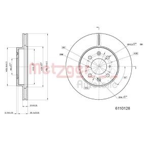 Bremsscheibe für LOTUS von METZGER