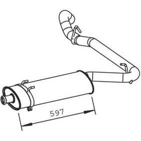 Endschalldämpfer 73310 von DINEX günstig für 177,63 € online kaufen