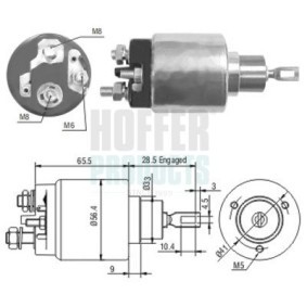 Comprar Solenoide de arranque de HOFFER 6646072 a bajo precio de 31,00 €