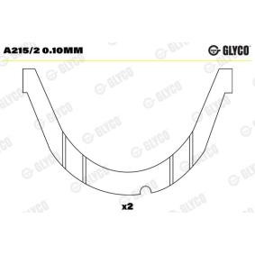 Acquista Spessore di registro, Albero a gomiti da GLYCO A215/2 0.10mm a buon mercato per soli 9,73 €