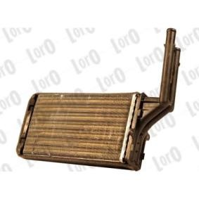 Compre Permutador de calor, aquecimento do habitáculo da ABAKUS 009-015-0002 a um preço baixo por 27,56 €